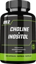 Colina e Inositol 1200 mg por serviço - 120 Cápsulas - 2 Meses Abastecimento - Suplemento de dieta para apoiar a clareza da mente e relaxamento - por MZ