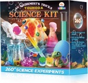 260+ Experiências Científicas - Mais de 120 pcs Kits de Ciência para Crianças Idade 5-7-9-12, Meninos Meninas Pré-Escola Conjunto de Química e STEM Aprender Brinquedos Educativos, Presentes de Aniversário