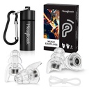 Hearprotek Concert Ear Plugs, 2Pairs Reutilizável alta Fidelidade Musician Ear Plugs para Concertos Loud Music-Noise Reduction Ear Protection fones de ouvido para Rave,Festival,Música,Tinnitus Alief