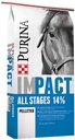 Purina - Impacto Todos os Estágios 14 Pelleted Horse Feed - 50 Libras (50 LB) Bolsa