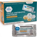 MED PRIDE Triplo Antibiótico Podre Pacotes Bulk 144 X 0.9g, Individual Antibiótico Podre Pacotes para Queimaduras, Cortes, Ferimento Cuidado