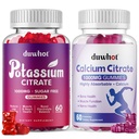 Citrato de potássio 1000mg Gummies Citrato de cálcio 1000mg Gummies,Cães de suporte da perna, Saúde óssea e muscular