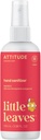 ATITUDE mão higienizador Spray para crianças e adultos, EWG verificado, Tamanho de viagem, Dermatologicamente testado, Planta e mineral à base, Vegan, manga, 3,5 Fl Oz (garrafa de spray)