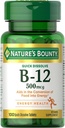Vitamina B-12 500 Mcg, contagem de 100