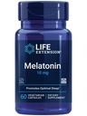 Extensão de vida Melatonina, 10 mg, Dose saudável, Nossa dosagem mais elevada disponível, para suporte ao sono, Resposta imunitária saudável, Defesa de estresse oxidativo, Vegetariano, 60 Cápsulas
