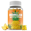 Bromelaína lipossómica com gomas de Quercetin, 1000mg Suplemento de bromelaína para Mulheres e Homens, com Probióticos, Enzimas Digestivas para Gut, Suporte Digestivo e Imune, Açúcar Livre, flavor de abacaxi, 60 Contagem