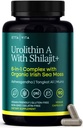 Urolithin-A Complex w Shilajit, Orgânico Sea Moss, Ashwagandha & Tongkat Ali, Energia Natural, Libido, Equilíbrio Hormônio e Foco para Homens e Mulheres (Made in USA - 3rd Party Tested)