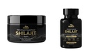 Bem-estar Mora Himalayan Shilajit Resin (30g) + Vegan Shilajit Cápsulas (60 Conde) 75%+ Ácido Fulvico e 85+ Traço Mineral Minerais-Rich Suplemento Bundle para homens e mulheres