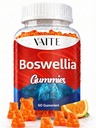 VAITE Boswellia Serrata Gummies 1200mg - Extrato de Frankincense indiano com ácido Boswellic, Suplemento baseado em plantas, Fórmula de saúde de apoio conjunto, Não-GMO, Sem glúten, Sem açúcar, 60 Mastigables