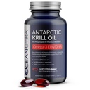 100% Puro óleo orgânico de krill 1000mg, 60-dia, Omega 3 Suplemento, maior concentração 56% fosfolipídios, Wild Caught, sustentável rastreador Antárctico Omega 3, Astaxantina, Coração, Sem óleo de peixe