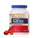NYO3 1500mg Krill Oil Omega 3 Supplement, Senior's Top Choice, High Content EPA DHA & High Absorção Puro Óleo de Krill Antártico com Astaxantina e 56% Fosfolipídios, Laboratory Tested, 90 Softgels
