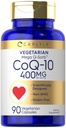 Carlyle CoQ10 400mg Contagem de 90, Vegetariano, Não-GMO e Suplemento sem glúten