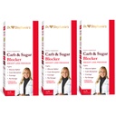 Dr. Stephanie's Mealtime Carb & Sugar Blocker - reduzir os carboidratos digeridos, açúcares, & calorias, estimulante-livre (3 pacote)