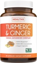 Suplemento de Açafrão e Ginger (Non-GMO) 1980mg Servindo - Curcumina de Açafrão com Pepper Black Bioperine, Extrato de Ginger, e 95% Curcuminoides Pó - Suplemento Tumérico de Suporte Conjunto - 90 Cápsulas
