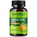 NATURELO Vegetarian DHA e Omega 3 Suplemento de Algae e Chia Seed Oil para coração, cérebro e saúde conjunta - Sem peixes, gelatina, ou adoçantes artificiais - 60 chicletes