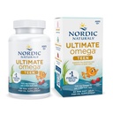 Nórdico Naturals Ultimate Omega 2X Adolescente, Morango - 60 Mini Gels Macios - 1120 mg Total Omega-3s com EPA & DHA - Saúde do Cérebro, Mood Positivo, Desenvolvimento Social, Aprendizagem - Não-GMO - 30 Servings