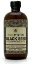 Óleo de semente preta prensado a frio - Garrafa de vidro, não filtrado vem com Black Seed Residu Black Cumin Nigella Sativa Non-GMO 100% Puro óleo de semente preta Kalonji óleo (4 oz de vidro)