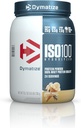 Dymatize ISO100 Pó de proteína hidrolisada, 100% Whey Isolate Protein, 25g de proteína, 5,5g BCAAs, Gluten Free, Absorbing rápido, fácil digestão, Gourmet Vanilla (24 Servings)