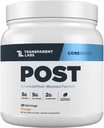 Transparent Labs Post - Pós-Trabalho Recuperação Muscle Builder w/L-Glutamina, Creatina Mono-hidratada, & Carnipure L-Carnitina L-Tartrato para Recuperação e Construção de Músculo - 30 Servings, Laranja