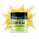 limpo BCAA - 2:1:1 alimento fonte BCAAs pó e coco água eletrólitos Recuperação e Amino suplemento de energia - Prêmio Vegan Amino Acid Suplemento - 30 Servings - Limonada