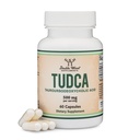 TUDCA Bile Salts Suplemento de suporte de fígado, 500mg Servos, Fígado e vesícula biliar Cleanse Supplement (60 Cápsulas, 250mg) Genuíno ácido biliar TUDCA com sabor amargo forte por madeira dupla