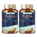 Totaria 2 embalagens TUDCA 1000mg Suplemento de suporte de fígado com cardo de leite, NAC, ALA, 80% de silymarin, 15-in-1 extra de força sales Bile