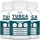 2200MG Suplementos de fígado TUDCA - Complexo Suplemento Salts Bile para Detox e limpeza de fígado, Limpeza da vesícula biliar, Saúde Digestiva 180 Cápsulas
