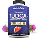 Nutrivein Premium TUDCA+ Suplemento de suporte de fígado 1000mg - Fonte de 30 dias (60 Caps): Suplemento TUDCA Sales Bile para bem-estar do fígado