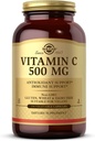 Solgar Vitamina C 500 mg, 250 Cápsulas Vegetais - Antioxidante & Suporte Imune - Saúde geral - Suporta Pele saudável & articulações - Não-GMO, Vegan, Glúten Livre, Kosher - 250 Servings