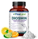 FineLand Diosmin & Hesperidina Complexo, Fórmula avançada Premium, 1000 mg, fluxo de sangue e suporte de circulação, 120 cápsulas, 100% Vegan, Todos naturais