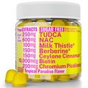 Pastilhas sem açúcar Gummies com Picolinato de Chromium TUDCA NAC Organic Ceilão Canela Leite Thistle Berberine □ Cápsulas Powder Supplements Alt □ Sales Bile N-Acetil-L-Cysteine Biotin N-Acetilcisteína