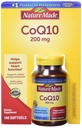 Nature Made CoQ10, Softgels ajuda a apoiar a função do coração e produção de energia celular, sem sabor, 200 mg, 140 contagem