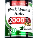 FITO MEDIC'S Lab - Black Walnut Hull, Pure - Black Walnut- 2000 mg por serviço, para limpeza e desintoxicação, ultra alta absorção.