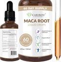 Maca Root Liquid Drops Extrato de Maca Root Premium Orgânico , Suplemento Maca para melhor humor e vitalidade , 60 serviços , 4 Fl Oz