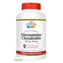 21o Século Glucosamina Condroitin 500/400mg - Dupla Força, cp 210 Contagem