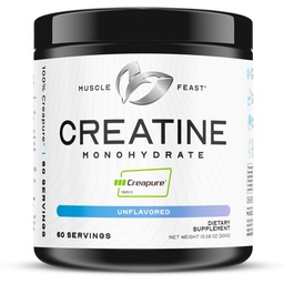 Creatina Creatina Mono-hidratada em pó, Vegan Keto Friendly Gluten-Free, Mass Gainer, Suplemento de recuperação muscular e Creatina confiável para o crescimento muscular, Creatina em pó, Sem sabor, 300g