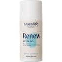 Ameo Life Extra força Coloidal Silver Gel 35 ppm - pH Balanceado, Estruturado Gel prateado para pele saudável, cortes menores, raspas e queimaduras - Cuidado natural da pele para rejuvenescimento (100ml)