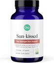 Ora Organic Skin Health Supplement - Sun Damage Support - Promove a defesa natural da pele □ Antioxidantes Vegan incluindo astaxantina e carotenóides - 1 mês de fornecimento, 60 cápsulas
