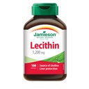 Jamieson Lecithin 1.200 mg, 100 Softgels - Fonte de proteção do fígado de colina