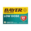 Bayer Aspirina Regimem, 81mg Comprimidos Entéricos Revestidos, Relíever da Dor/Redutor da Febre, 120 Contagem