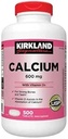 ikj Cálcio 600 mg com vitamina D3 Suplemento dietético 500 Comprimidos