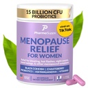 Suplementos naturais de menopausa para as mulheres - Perimenopausa Suplementos para o equilíbrio hormonal, Bloating & Mood Swings .