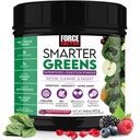 Fator de força Verdes mais inteligentes Superfoods Pó para apoiar a digestão, Gut Health, Bloating, Greens Pó com Probióticos, Prebióticos, Enzimas Digestivas, & Adaptogens, Berry Romã, 30 Servings
