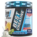 BPI Sports Best Creatine - Creatina Mono-hidratado Pó para Homens e Mulheres, Himalaia Sal - Força, Bomba, Endurance, Crescimento muscular, Definição muscular - Sem Bloat - Fruit Punch - 50 porções - 10,58 oz