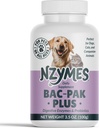 Nzymes® Bac-Pak Plus 100 Grams Enzimas Digestivas e Probióticos para Digesção, Loose Stools, Diarreia, Obstipação, Melhoramento Nutriente Recaptação - Made in the USA