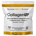 Califórnia Gold Nutrition CollagenUP®, hidrolisados Peptídeos de Colágeno Marinho com ácido hialurônico e vitamina C, sem sabor, 1,02 lb (464 g)