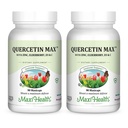 Maxi Health Quercetin 500mg Cápsulas – Suplementos de zinco para mulheres e homens – Não-GMO, Kosher, e Gluten-Free Quercetin Suplementos com Elderberry Vitamina C e Zinc (90 Veg Cápsulas, Pacote de 2)