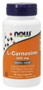 Now Alimentos Suplementos, L-Carnosina (Beta-Alanyl-L-Histidina) 500 mg, Envelhecimento Saudável, 50 Veg Cápsulas
