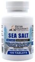 Peter's Choice Sea Salt Sódio Cloreto 450mg, 100 Comprimidos, Suporte de Eletrolítico e Equilíbrio, Pós-Atlético Reidratação e Recuperação. Ajuda ao tempo quente. Evitar a desidratação e cãibras. Feito nos EUA