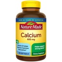 Natureza feita de cálcio 600 mg com vitamina D líquido Softgels 100 ea (Pack de 2)